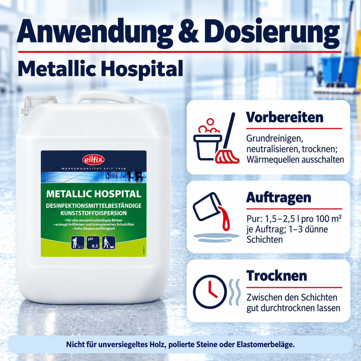EILFIX METALLIC HOSPITAL Kunststoffdispersion