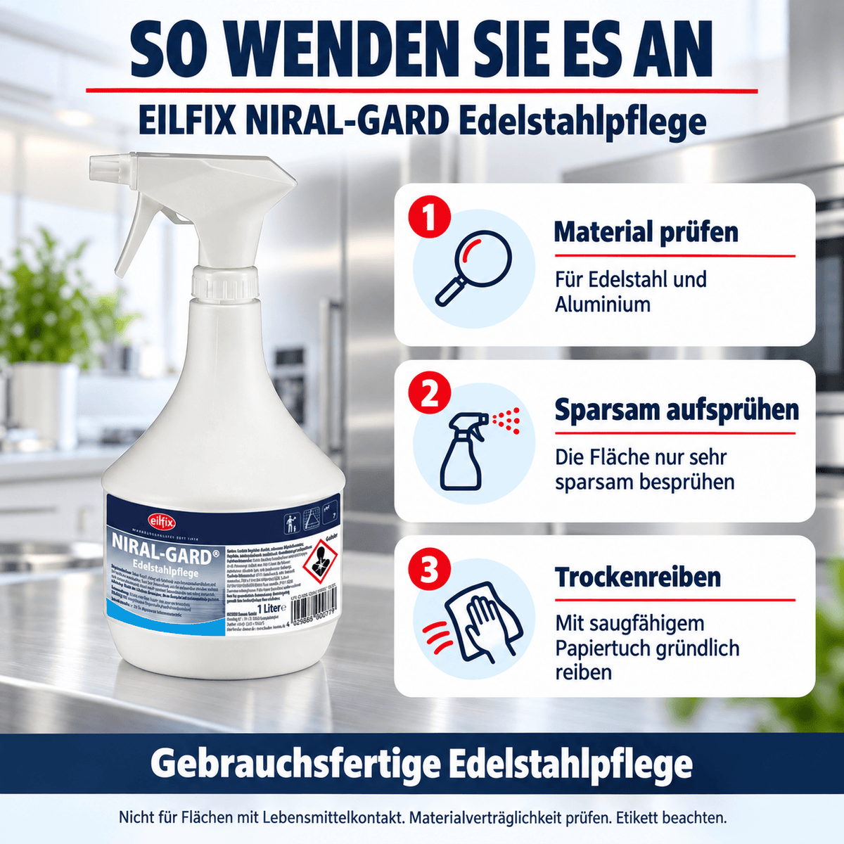 EILFIX NIRAL-GARD Edelstahlpflege