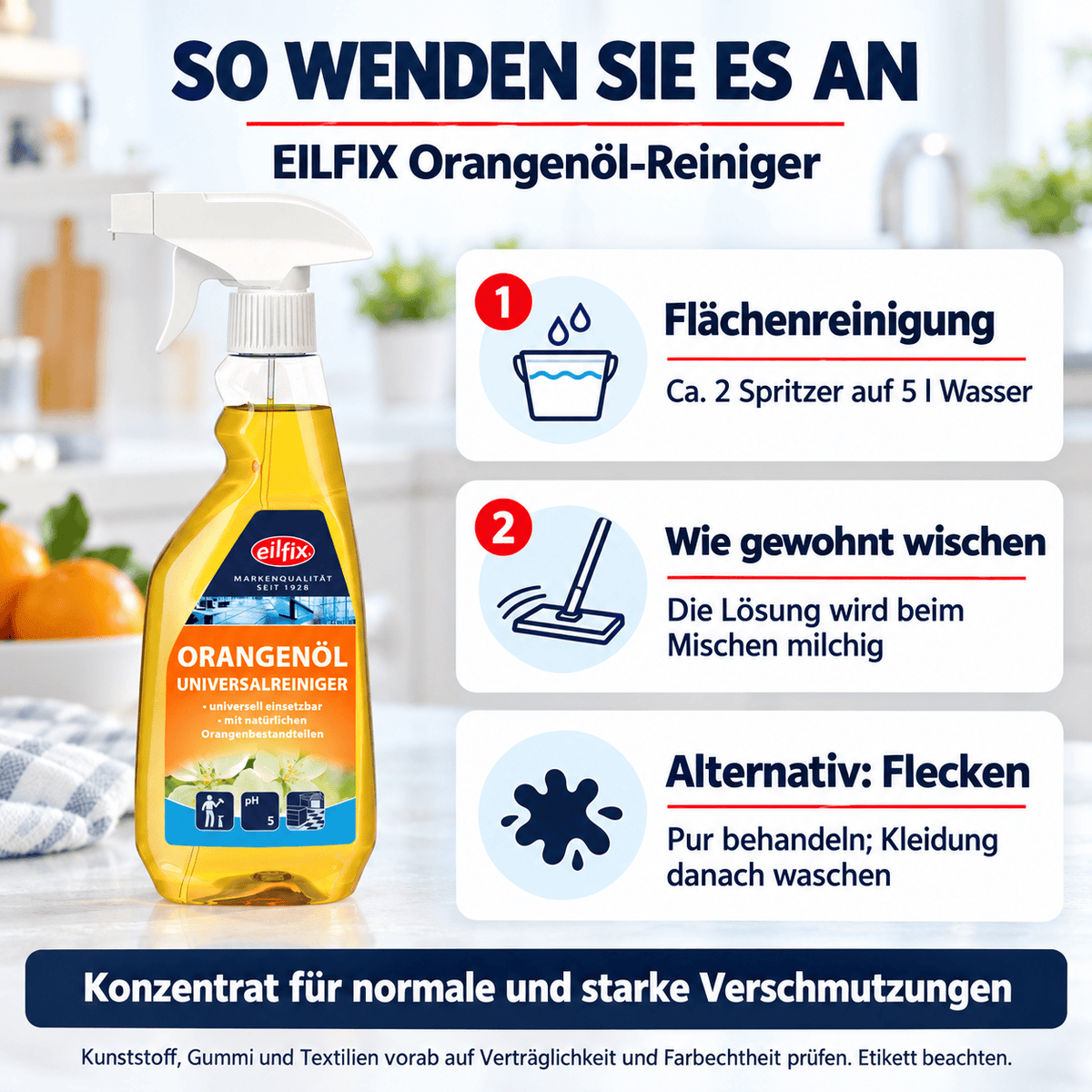 EILFIX ORANGENÖL REINIGER Konzentrat