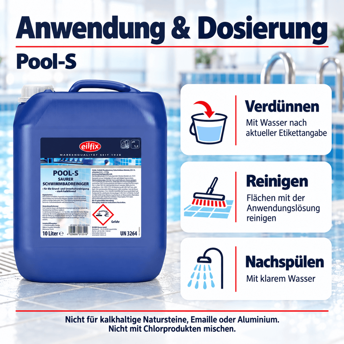 EILFIX POOL-S Schwimmbadreiniger sauer