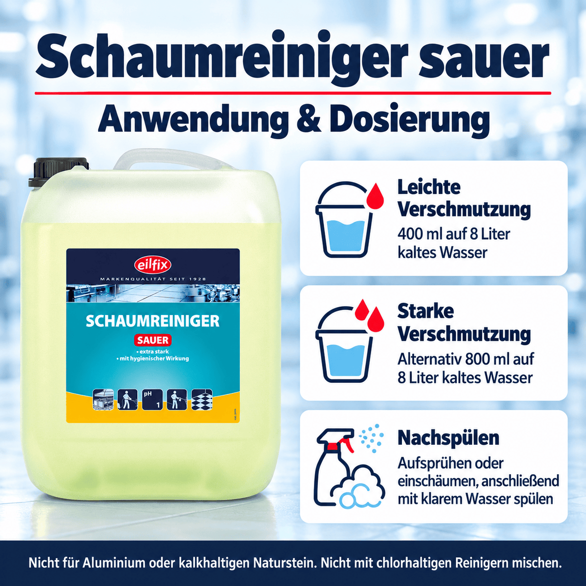 EILFIX Schaumreiniger sauer