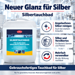 EILFIX Silbertauchbad / Silberreiniger für Silber oder versilberte Oberflächen