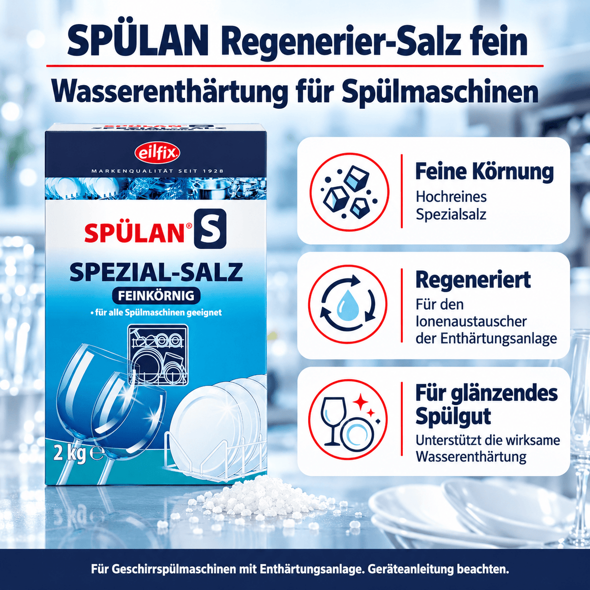 EILFIX Spülan Regenerier Salz fein