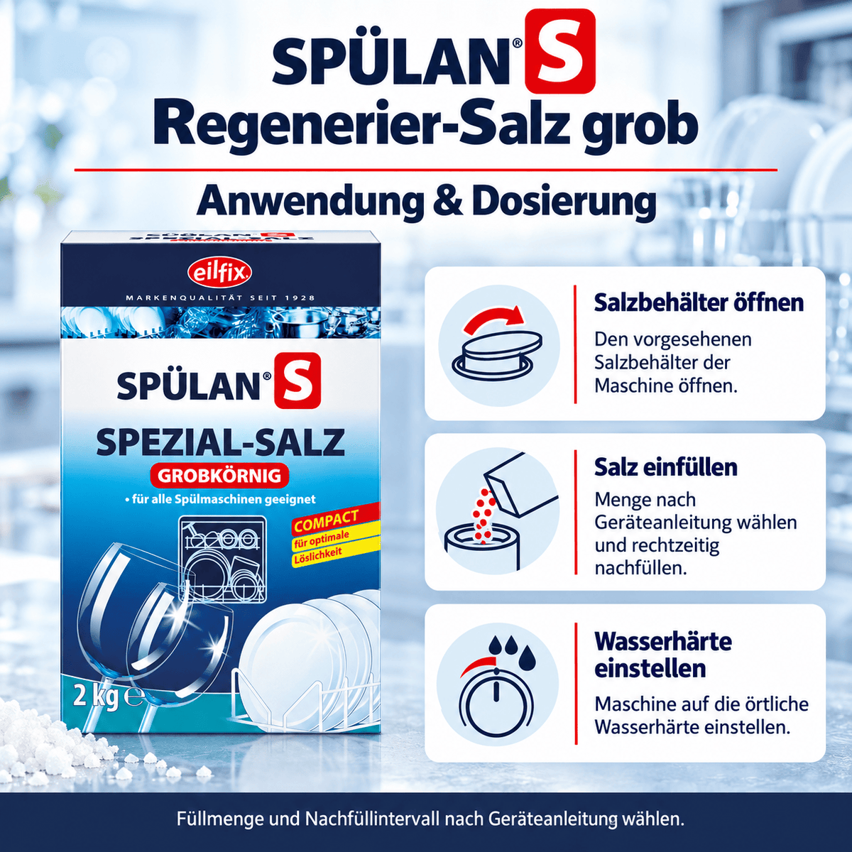 EILFIX Spülan Regenerier Salz grob