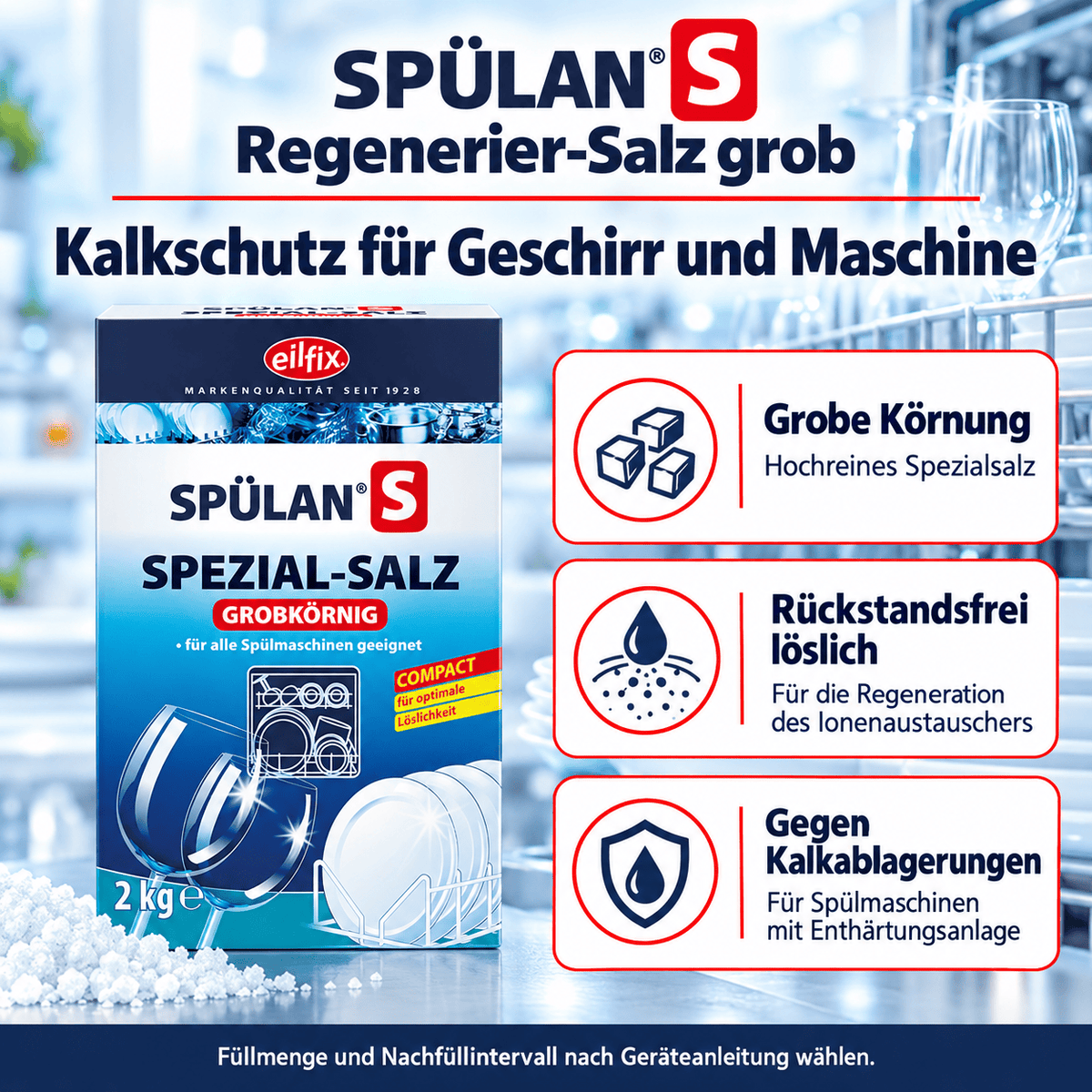 EILFIX Spülan Regenerier Salz grob