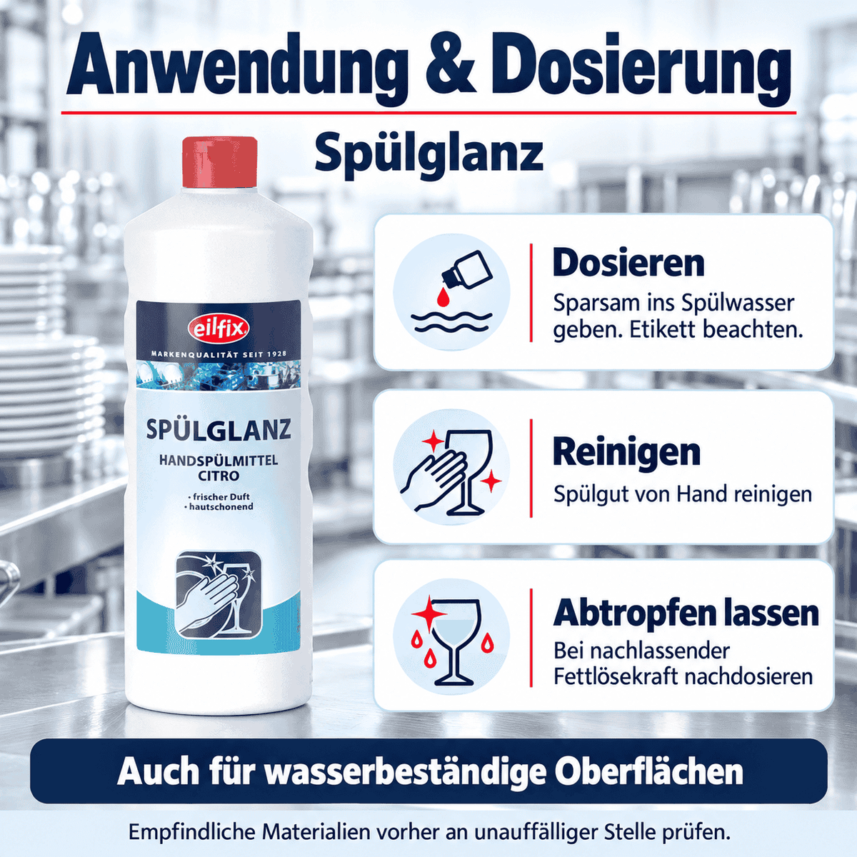EILFIX Spülglanz Handspülmittel Namma Markt