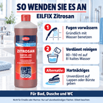 EILFIX ZITROSAN kraftvoller Sanitär- und Badreiniger