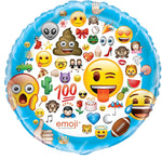 34"/80cm Folienballon Emoji