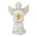 Engel Figur Gartendeko Solar Gartenfiguren Außen LED 22x16 Schutzengel Grab