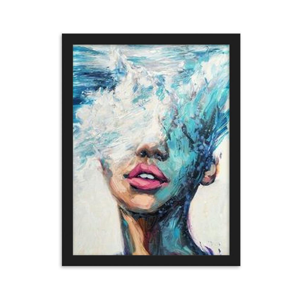 Confidence Gerahmtes Poster - Trippy Wall Art