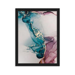 Curiosity Gerahmtes Poster - Trippy Wall Art