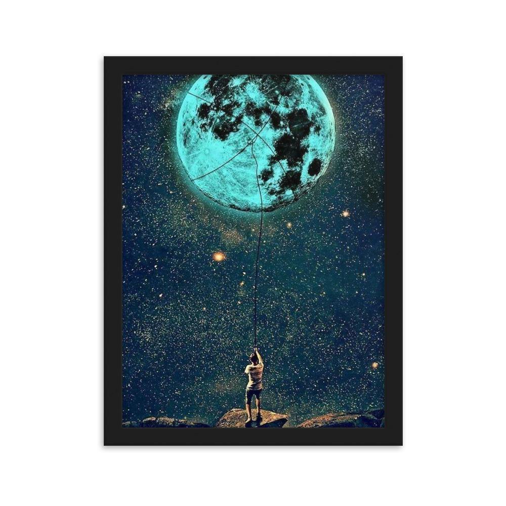 Catching Gerahmtes Poster - Trippy Wall Art