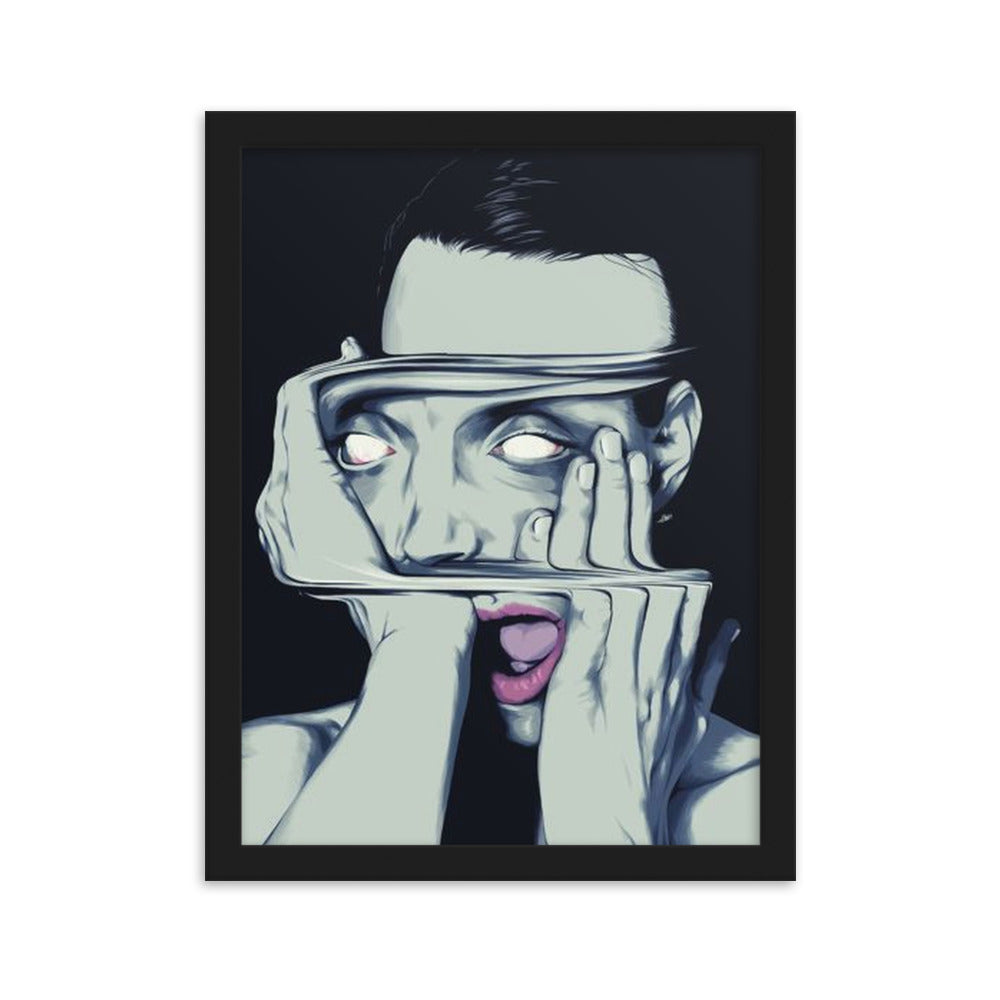 Ephemeral Vibes Gerahmtes Poster