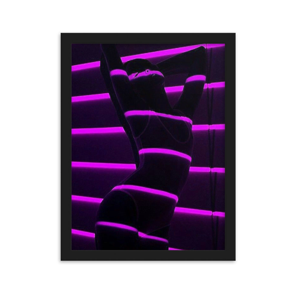 Purp Underwear Gerahmtes Poster