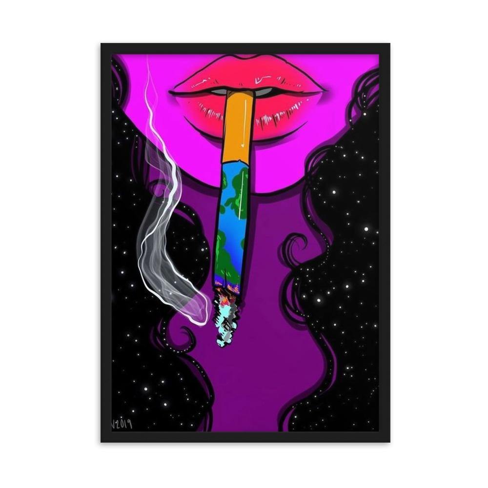 Hide Gerahmtes Poster