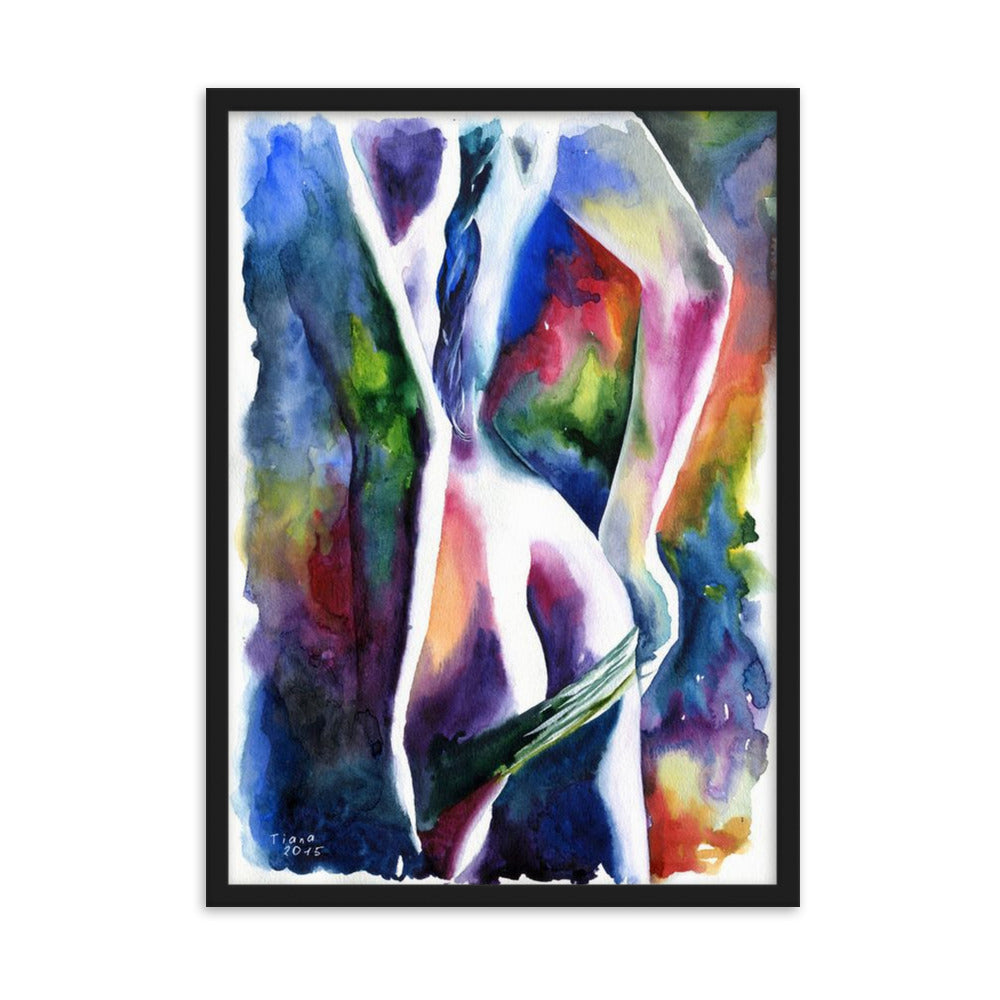 Luminescence Gerahmtes Poster