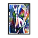 Luminescence Gerahmtes Poster