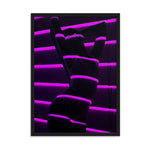 Purp Underwear Gerahmtes Poster