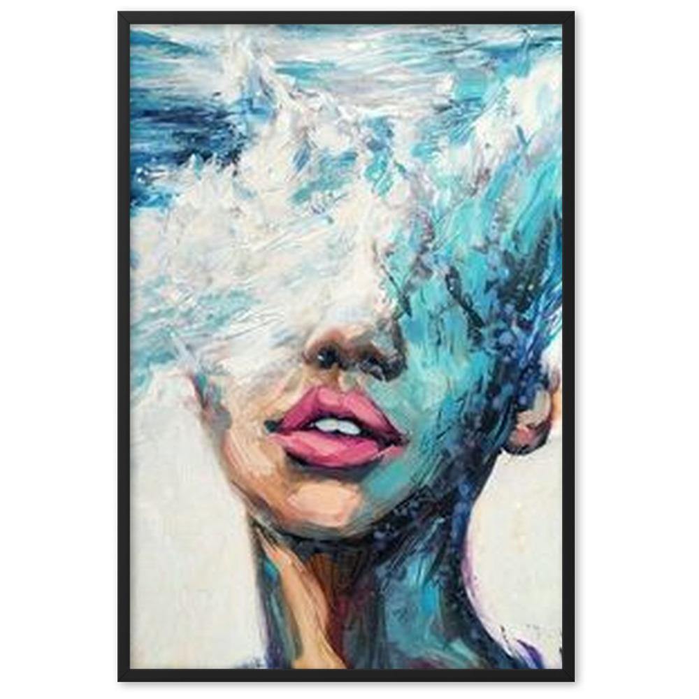 Confidence Gerahmtes Poster - Trippy Wall Art