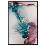 Curiosity Gerahmtes Poster - Trippy Wall Art
