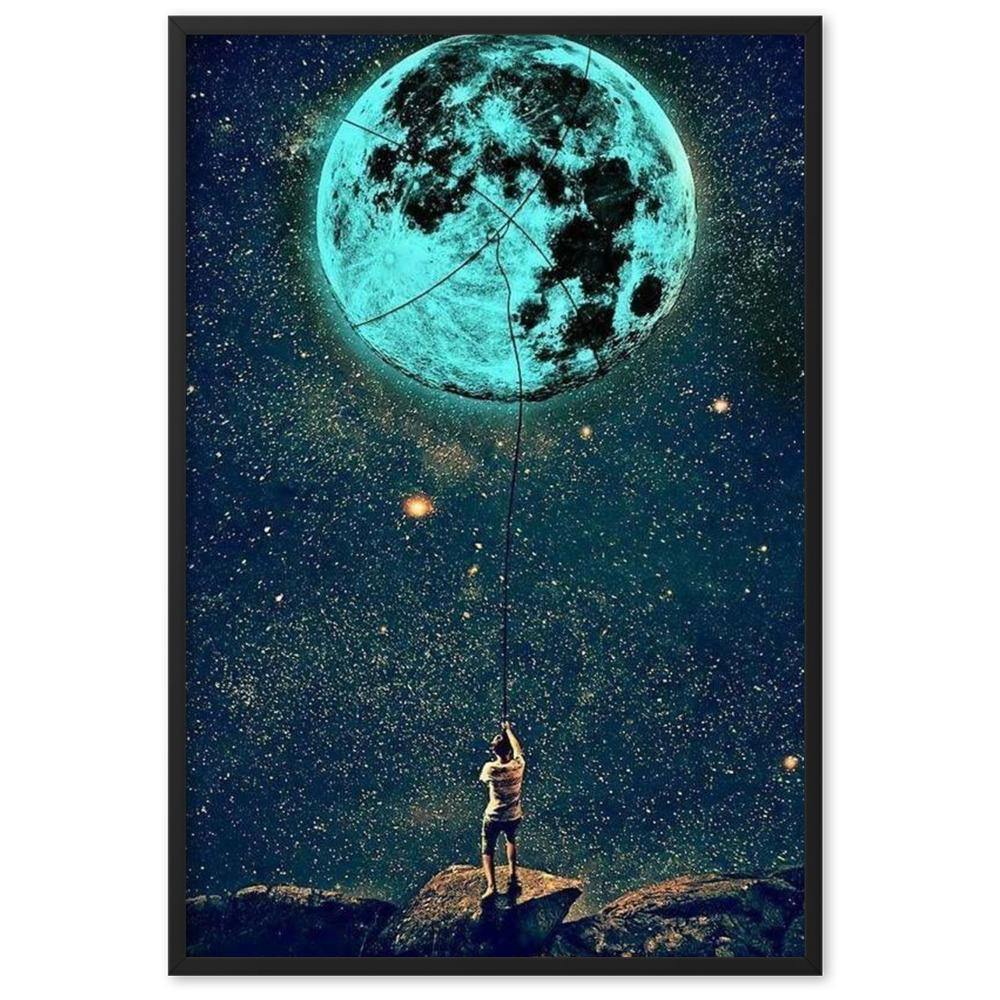 Catching Gerahmtes Poster - Trippy Wall Art
