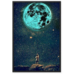 Catching Gerahmtes Poster - Trippy Wall Art