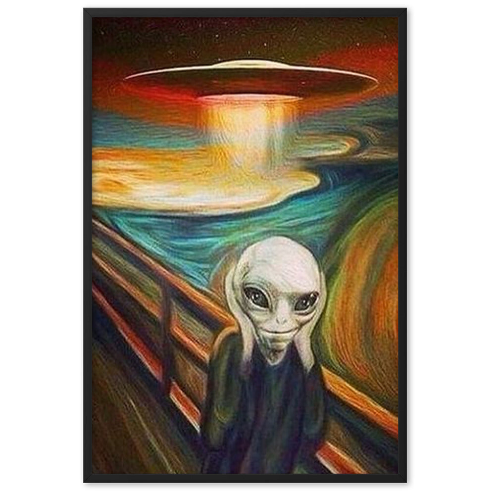 Ufo Art Gerahmtes Poster