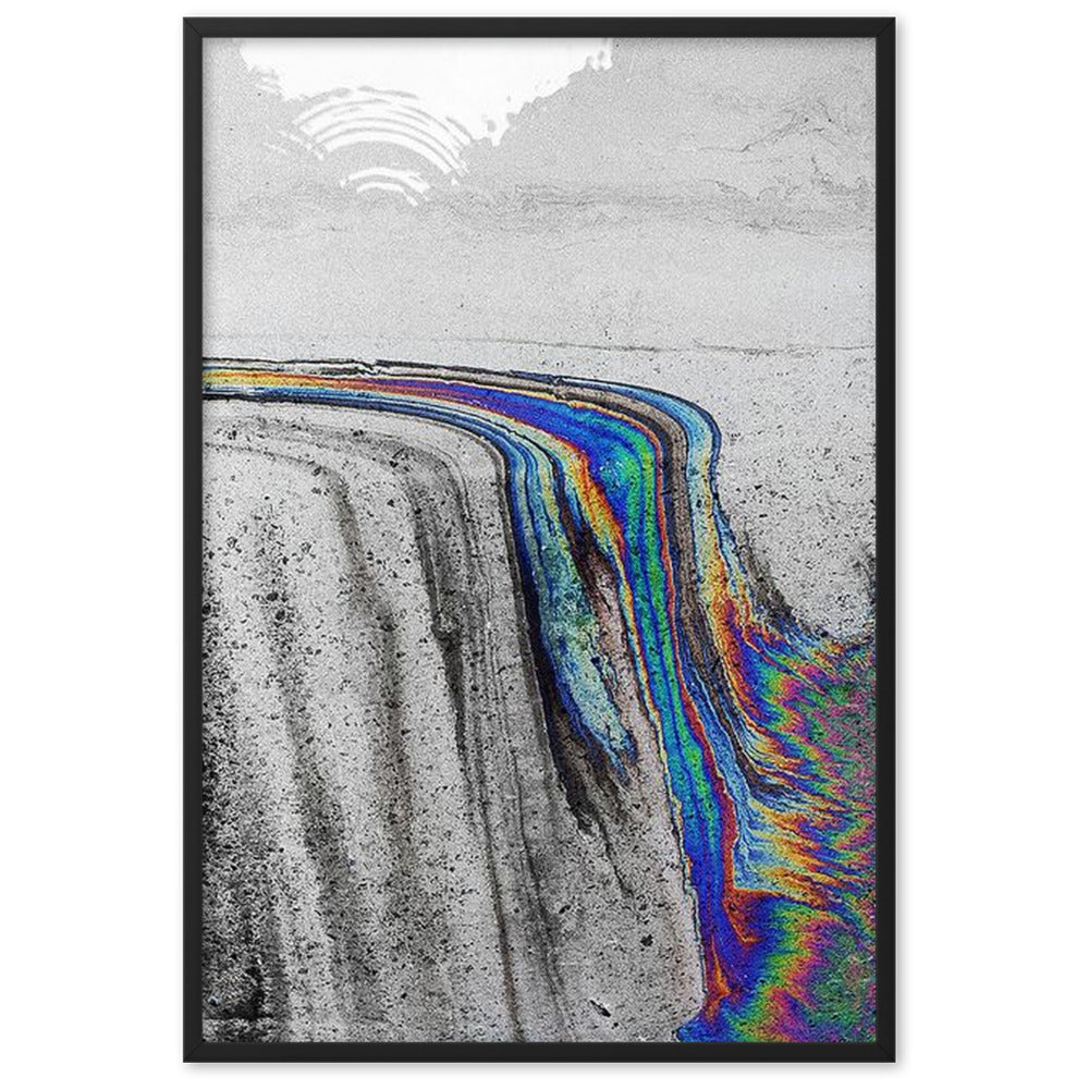 Distorted Waterfall Leinwand