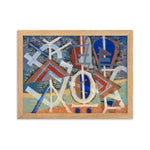 Crucial Gerahmtes Poster - Trippy Wall Art
