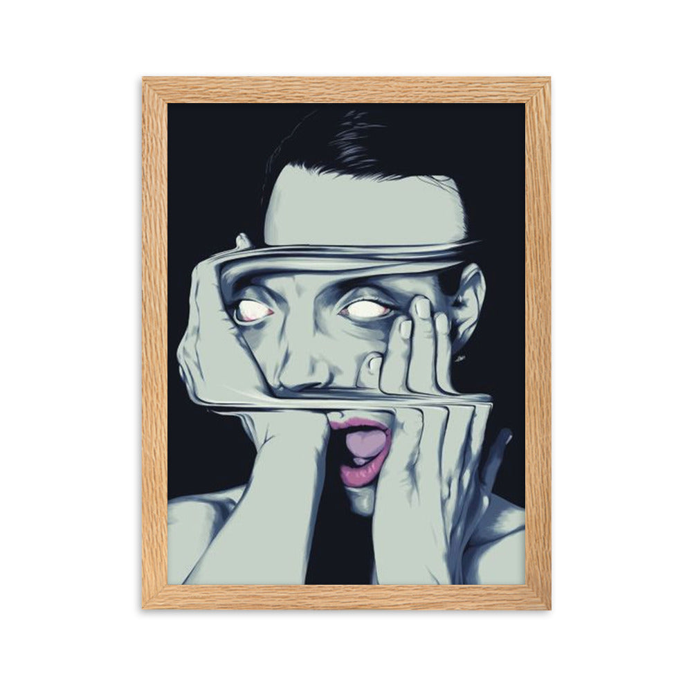Ephemeral Vibes Gerahmtes Poster