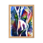 Luminescence Gerahmtes Poster