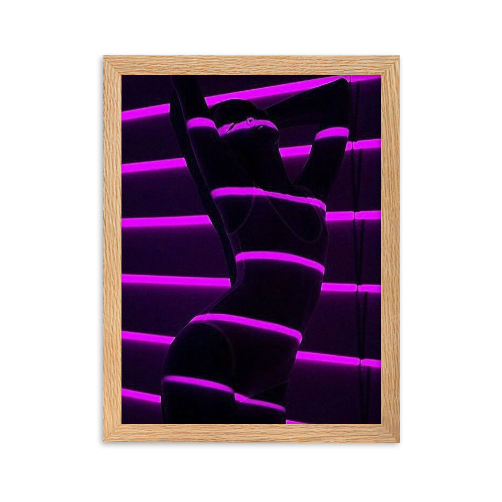 Purp Underwear Gerahmtes Poster
