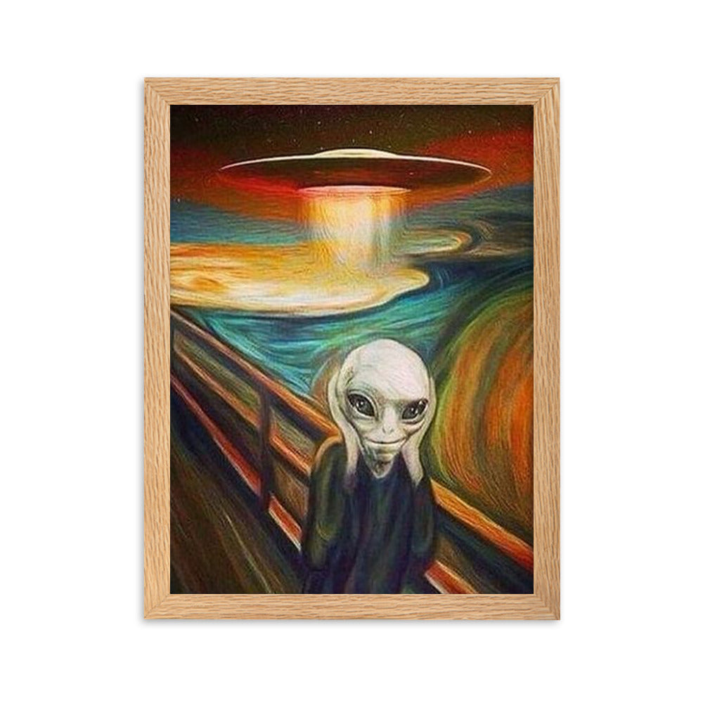 Ufo Art Gerahmtes Poster