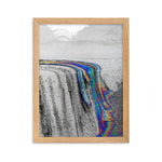 Distorted Waterfall Leinwand
