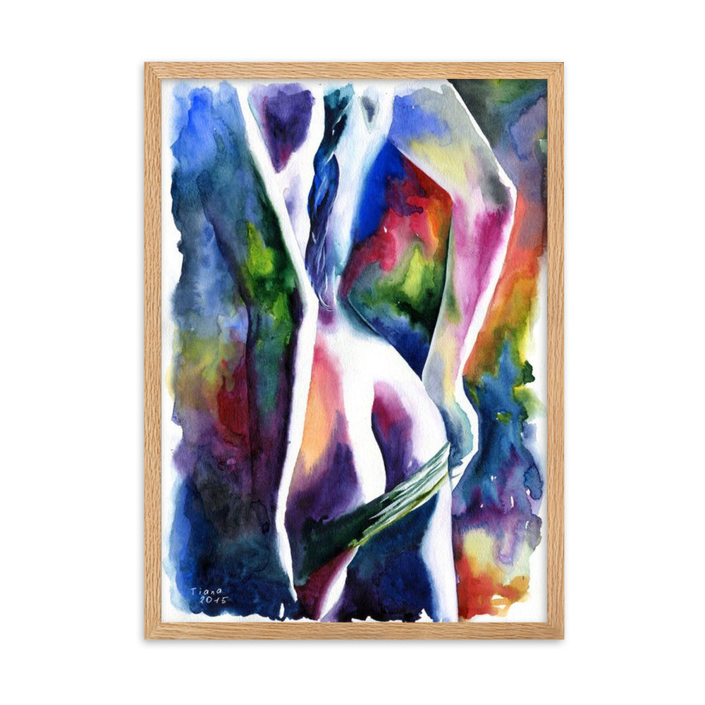 Luminescence Gerahmtes Poster