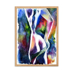 Luminescence Gerahmtes Poster