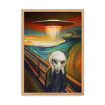 Ufo Art Gerahmtes Poster