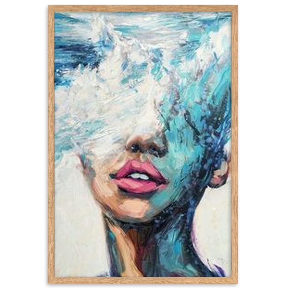 Confidence Gerahmtes Poster - Trippy Wall Art
