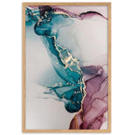 Curiosity Gerahmtes Poster - Trippy Wall Art