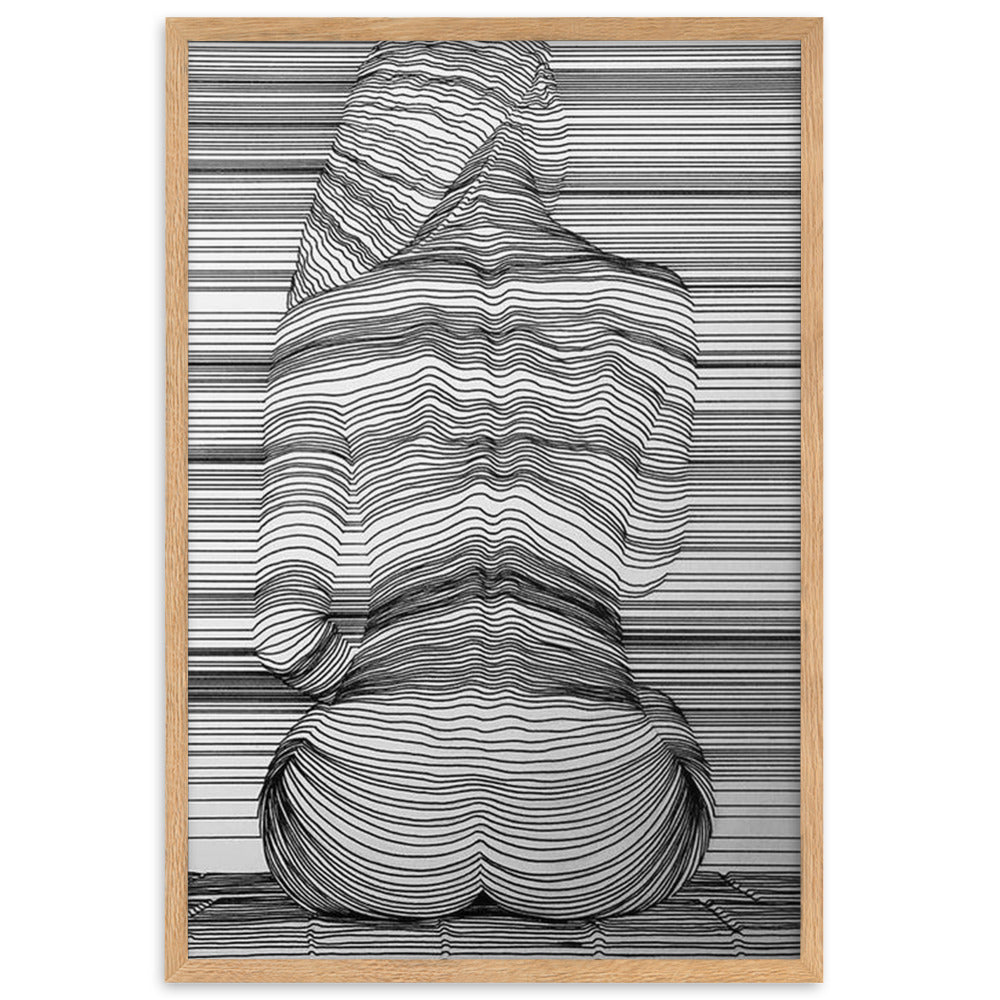 Incandescence Gerahmtes Poster