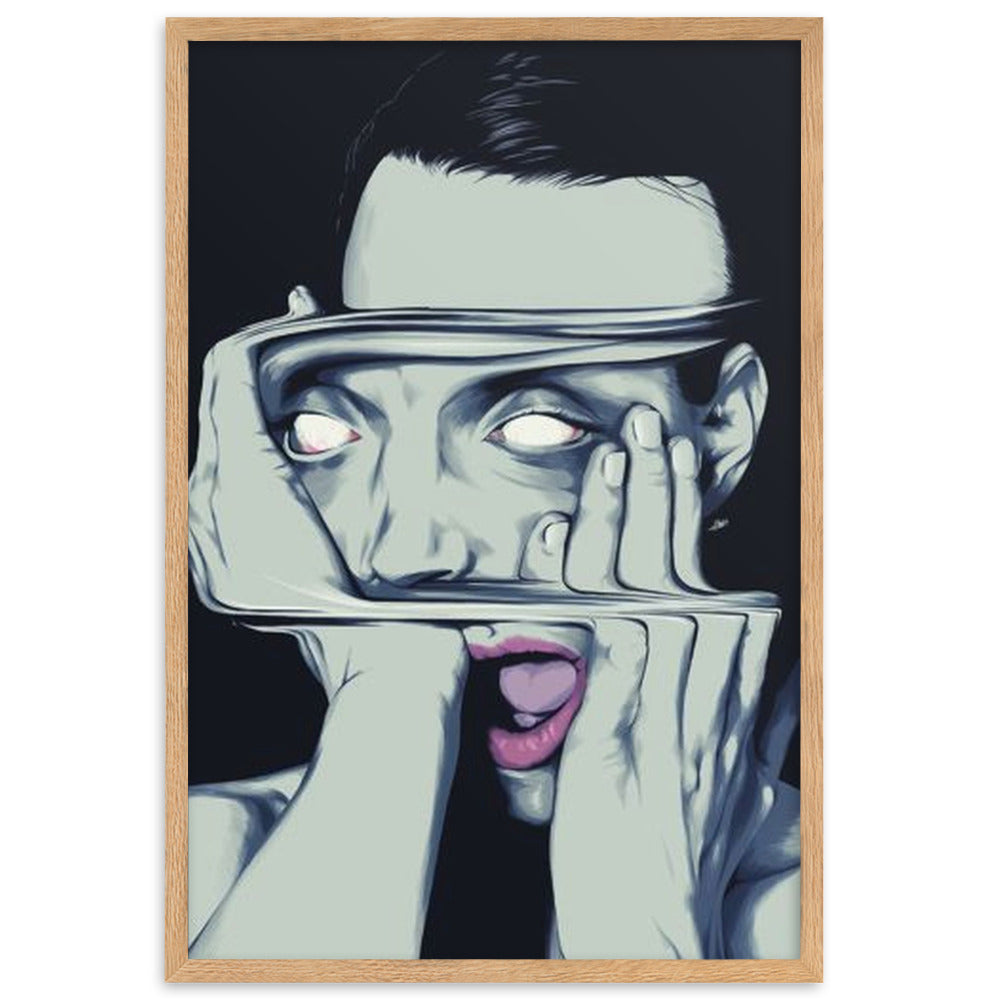 Ephemeral Vibes Gerahmtes Poster