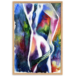 Luminescence Gerahmtes Poster
