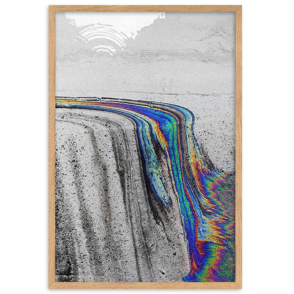 Distorted Waterfall Leinwand