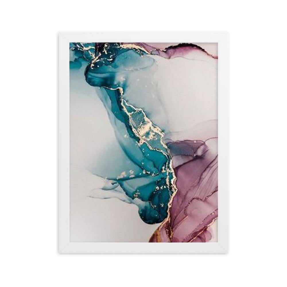 Curiosity Gerahmtes Poster - Trippy Wall Art