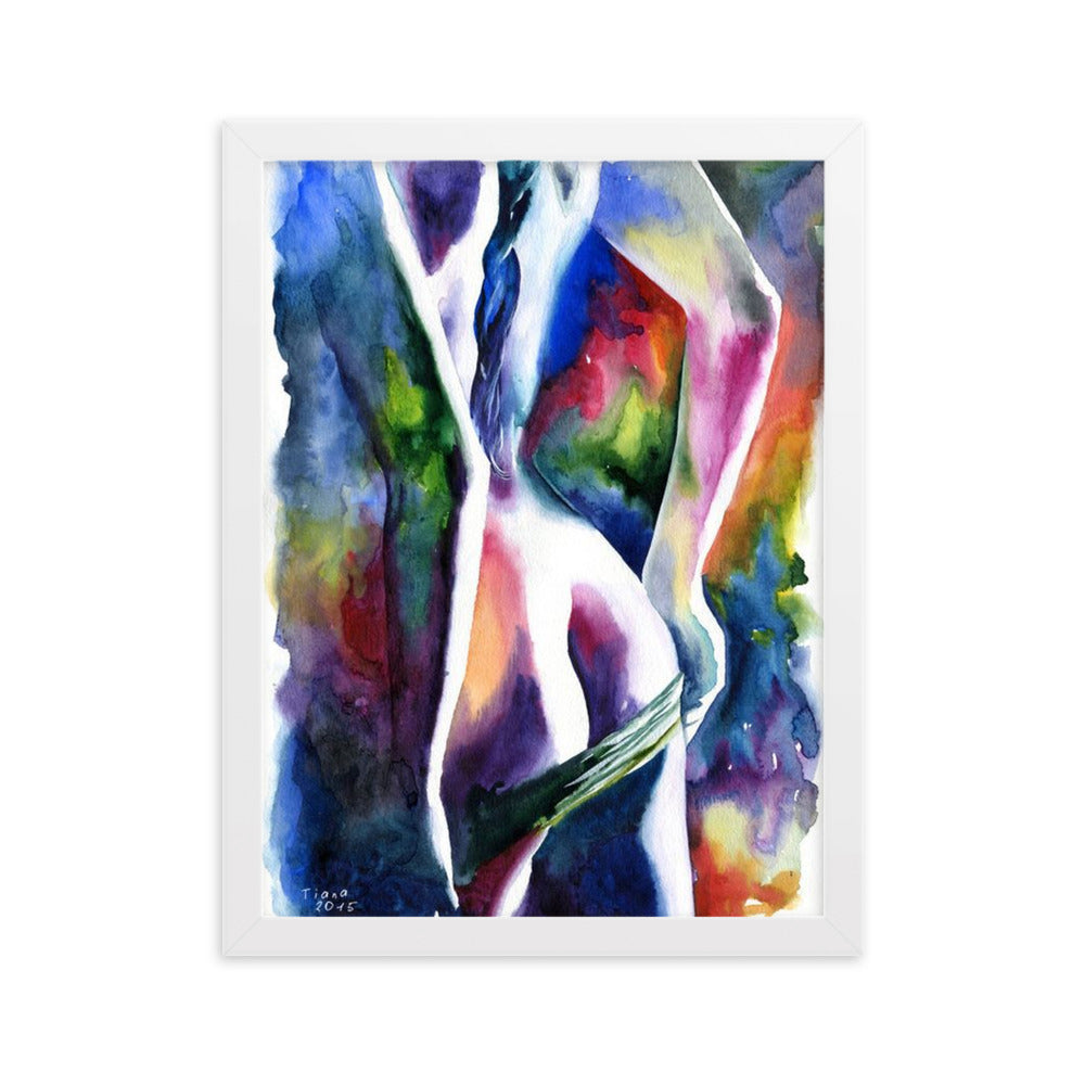 Luminescence Gerahmtes Poster