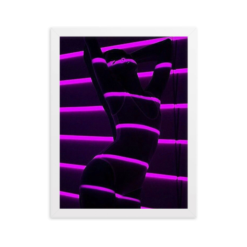 Purp Underwear Gerahmtes Poster