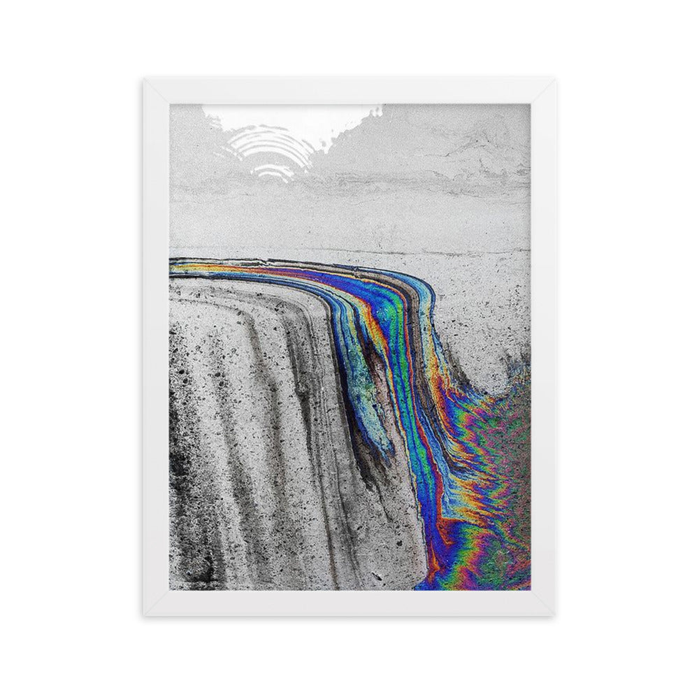 Distorted Waterfall Leinwand