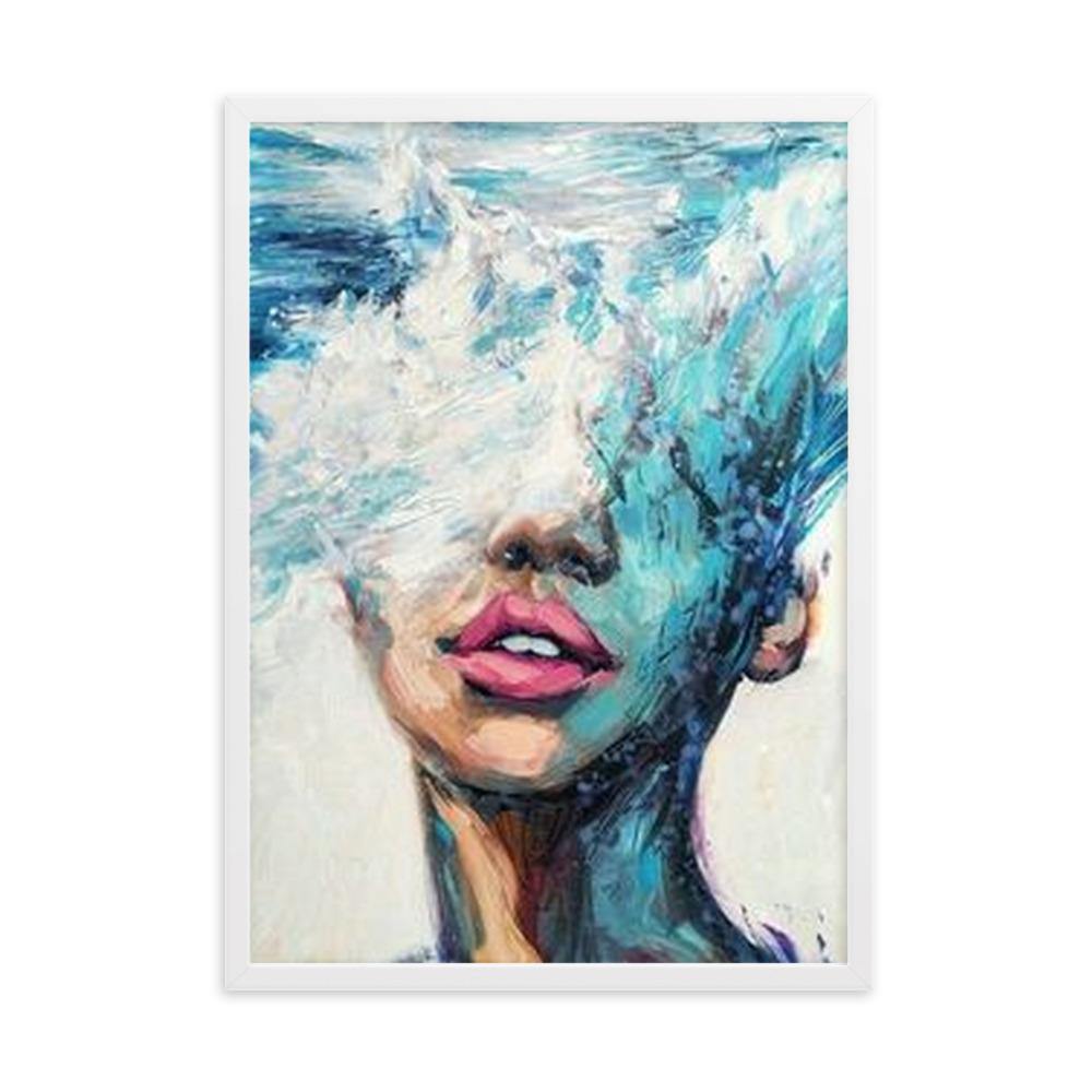 Confidence Gerahmtes Poster - Trippy Wall Art