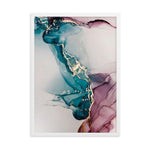 Curiosity Gerahmtes Poster - Trippy Wall Art