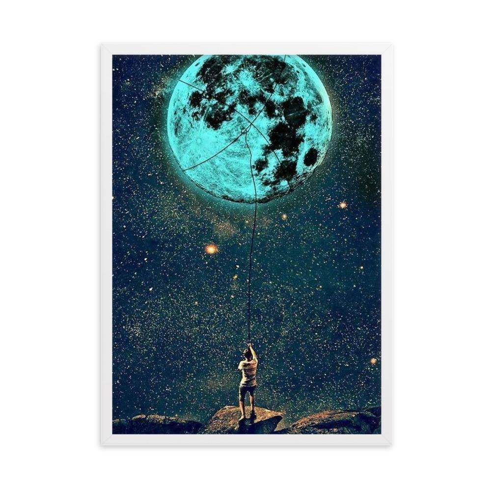 Catching Gerahmtes Poster - Trippy Wall Art